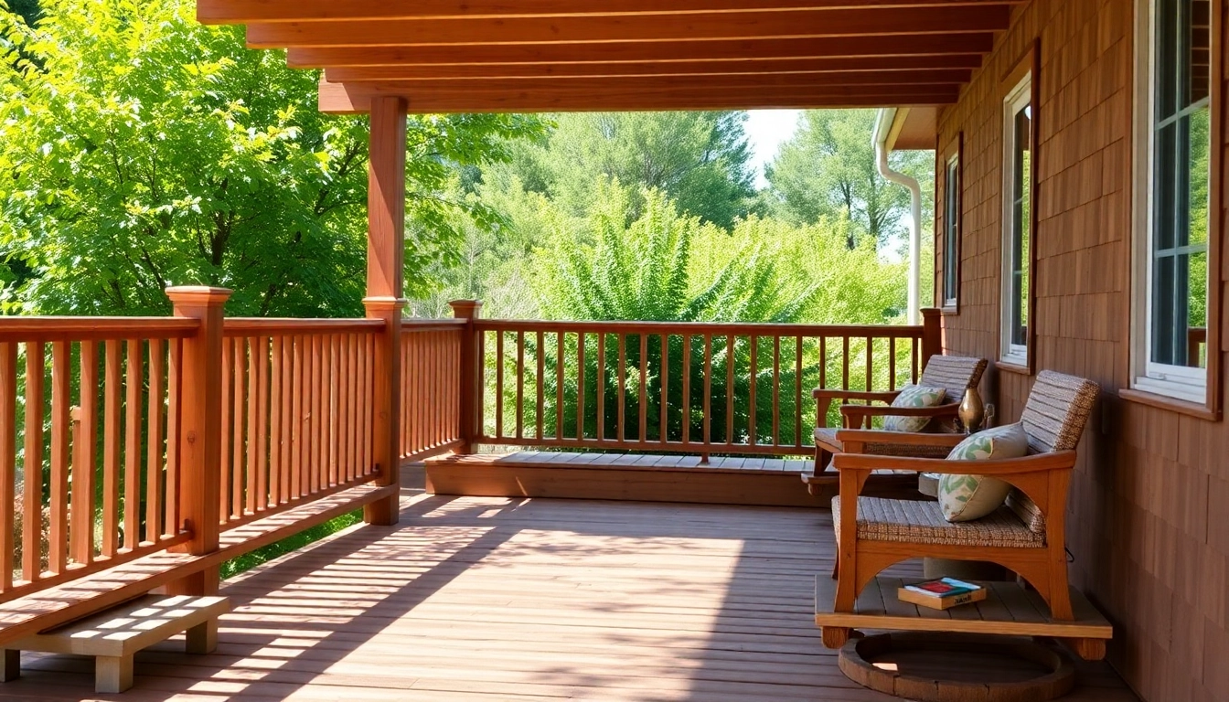 Detailed view of deck construction demonstrating structural components and quality craftsmanship.