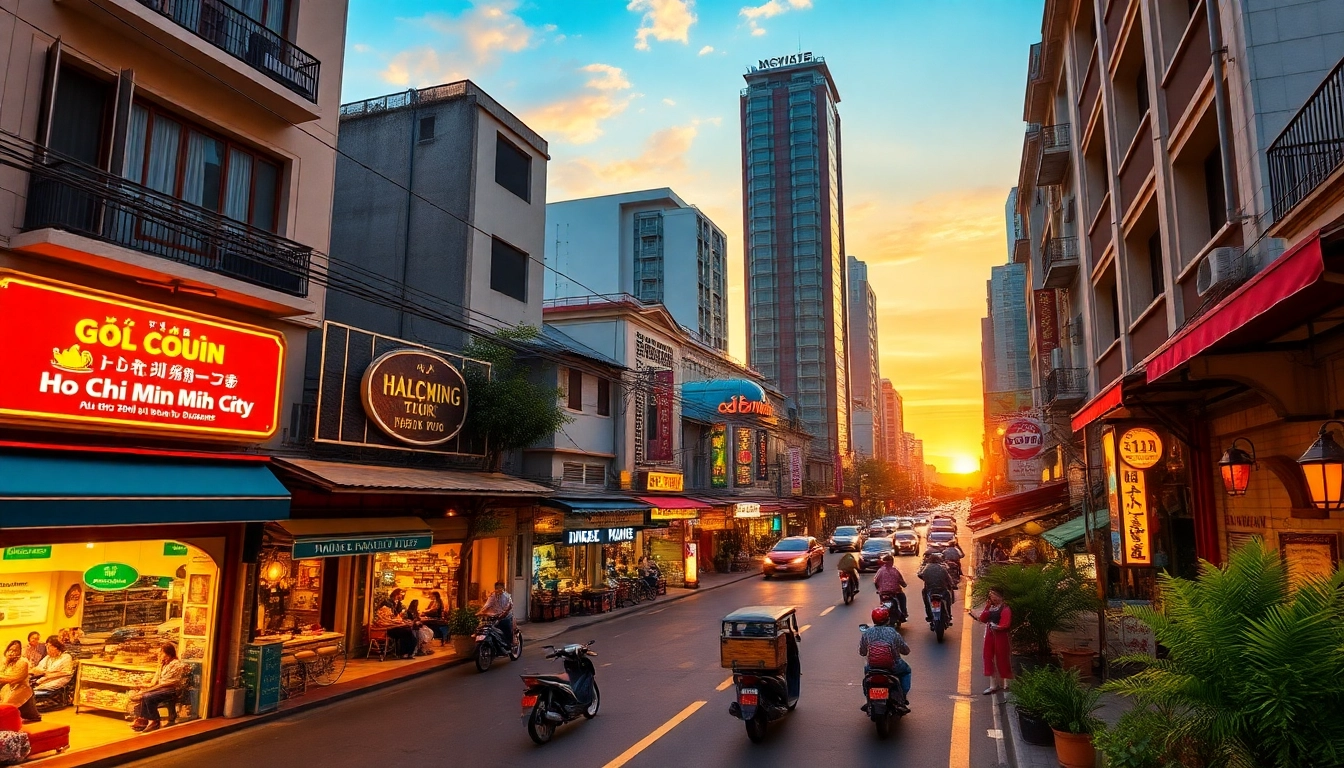 Experience the vibrant Ho Chi Minh City through the 베트남 호치민 황제투어 후기, showcasing lively streets and luxurious travel options.