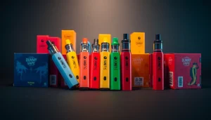 Find Dummy Vapes near me with vibrant and stylish disposable vape options readily displayed.