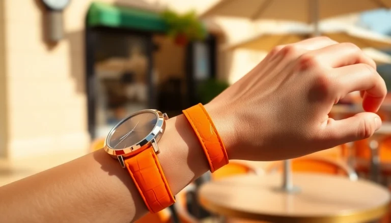 Elevate Your Style with a Statement Orange Watch Strap