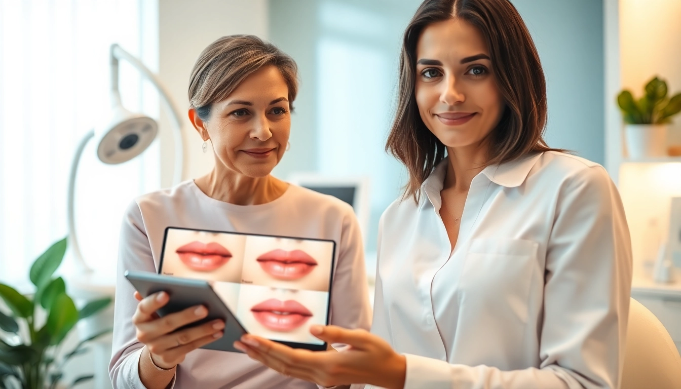 Enhance your lips with effective lip augmentation techniques discussed in a modern clinic.