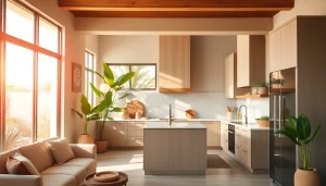 Transforming spaces with Remodeling in Palm Springs in a modern kitchen setting.
