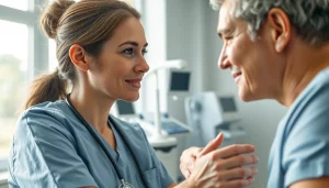 Nurse providing support in a healthcare setting, highlighting the importance of VDAP for patient care.