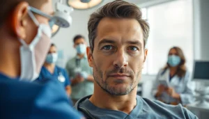 Providing testosterone replacement therapy in a supportive healthcare environment.