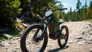Talaria Sting R MX4 off-road electric bike showcased in a dynamic outdoor setting