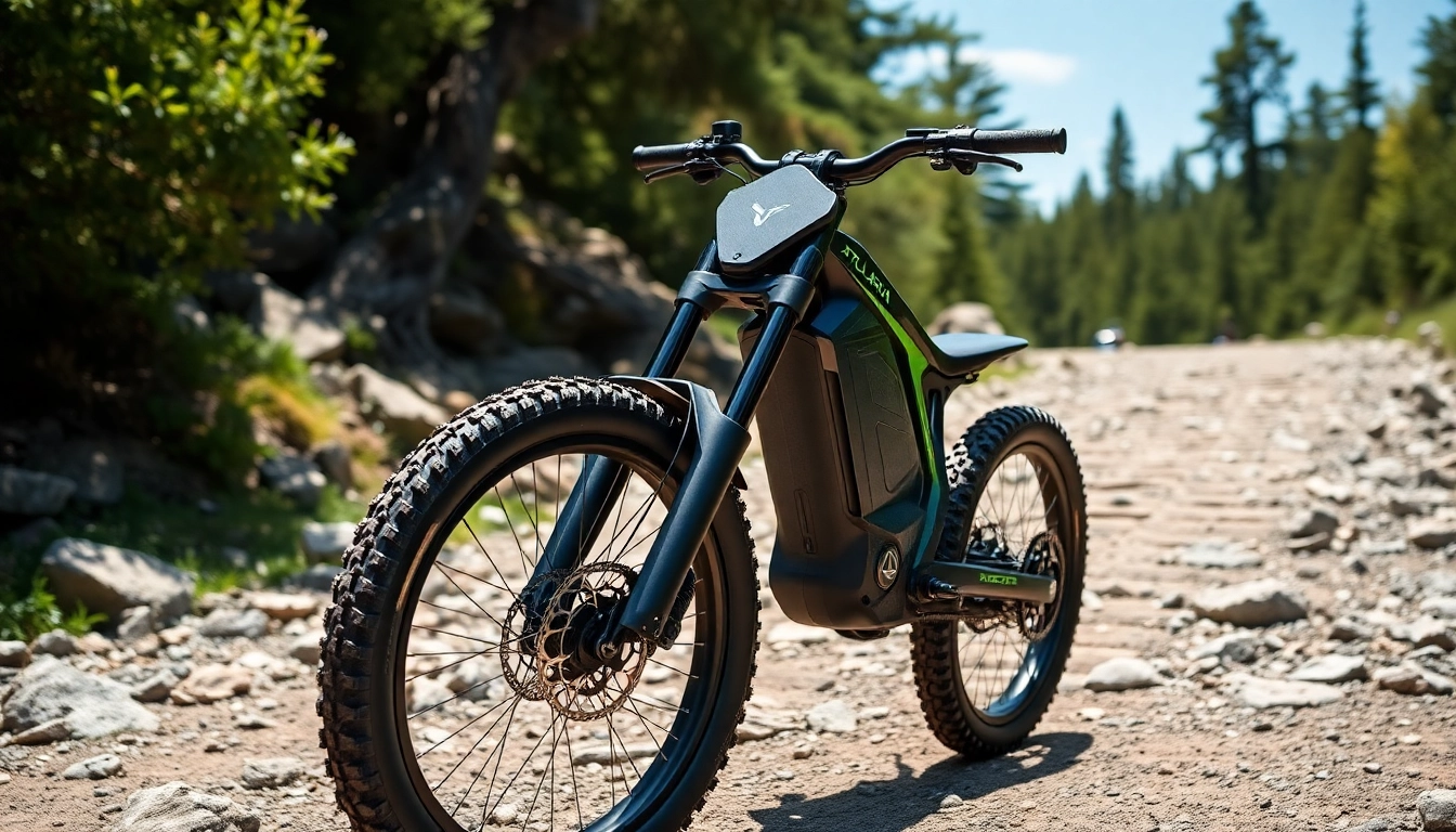 Talaria Sting R MX4 off-road electric bike showcased in a dynamic outdoor setting