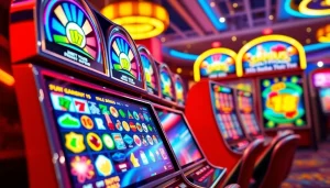 Tester des machines à sous gratuites avec des graphismes attrayants et environnements de casino animés.