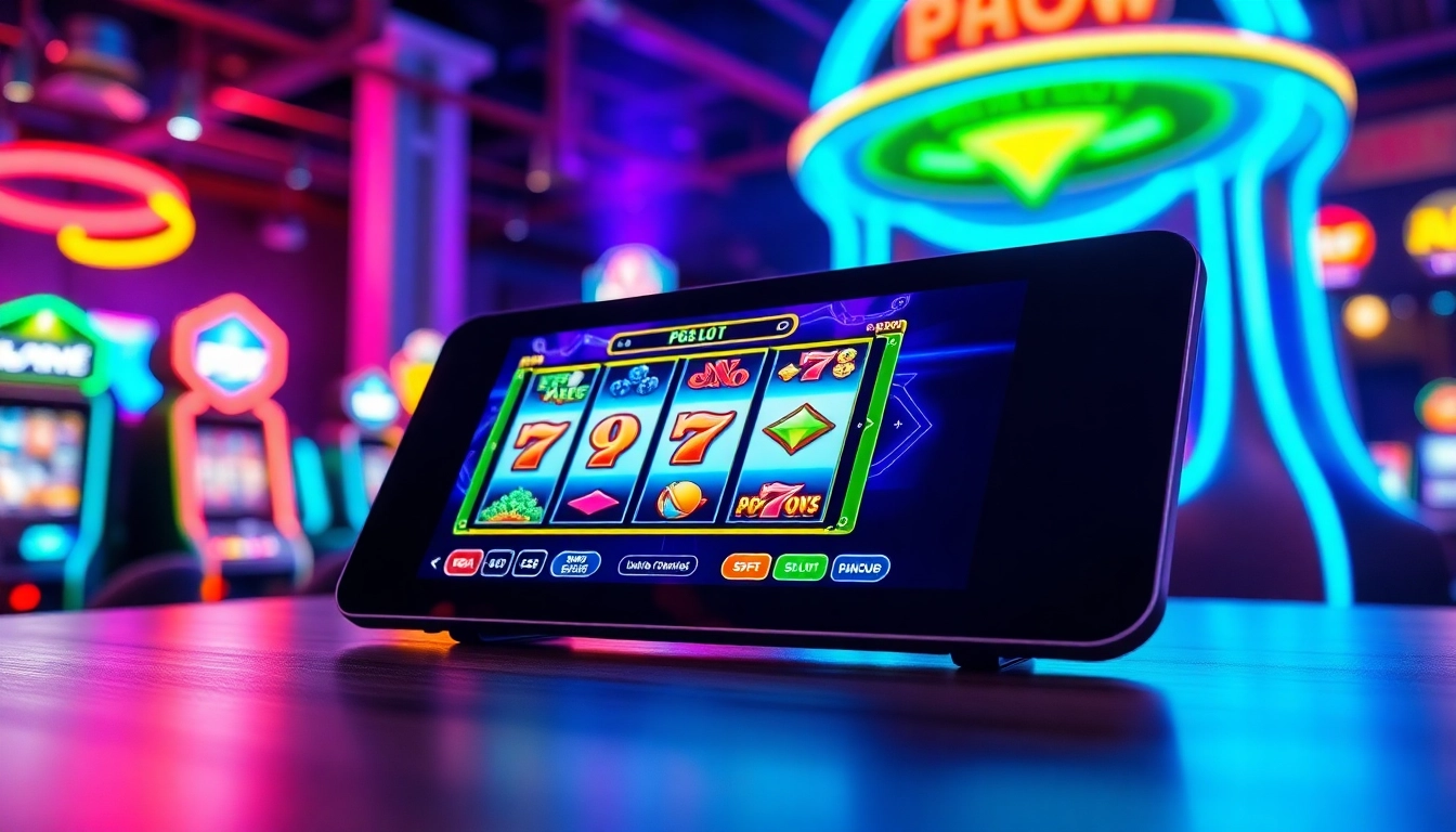 Experience the thrill of pgslot gaming with vibrant graphics in an energetic environment.