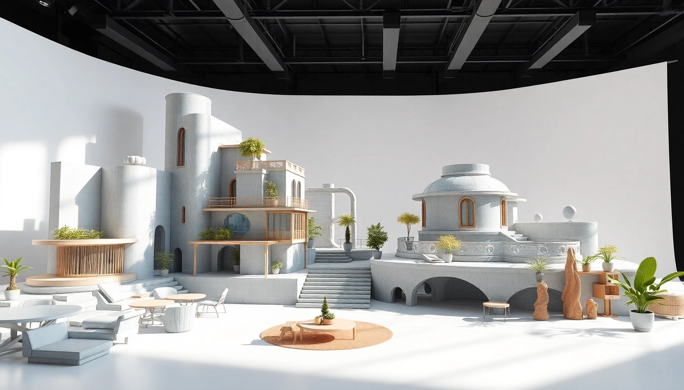 Erstellen hochwertiger 3d visualisierung von Architekturmodellen in einem kreativen Studio.