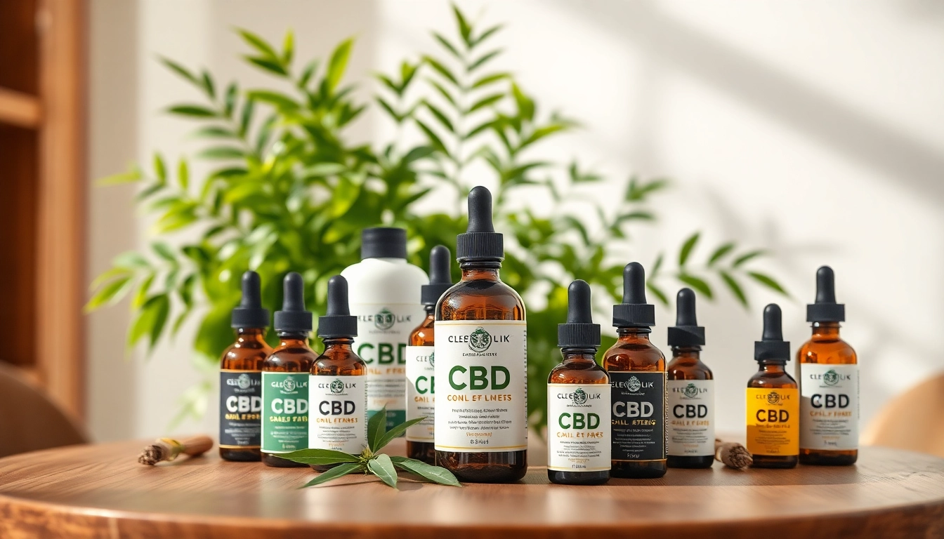Showcase of CBD UK wellness products in a natural setting highlighting quality.
