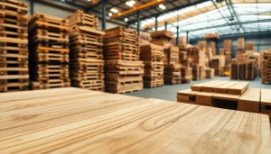 Pine pallet sawn timber supplier showcasing high-quality wood products in a timber yard